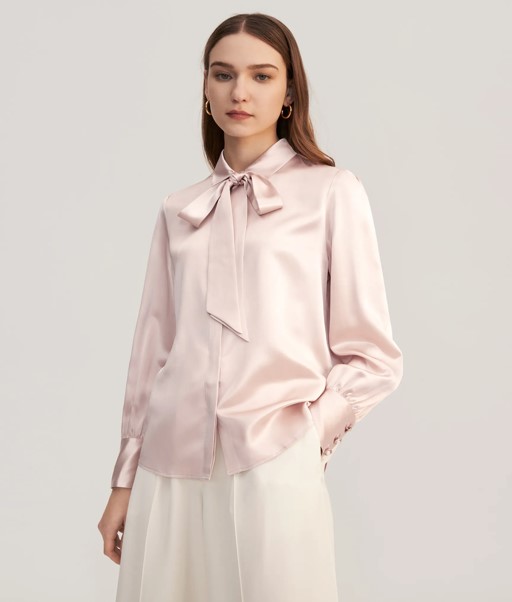 Silk shirt women