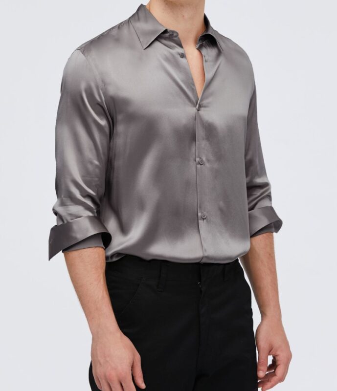 Silk Shirt Mens