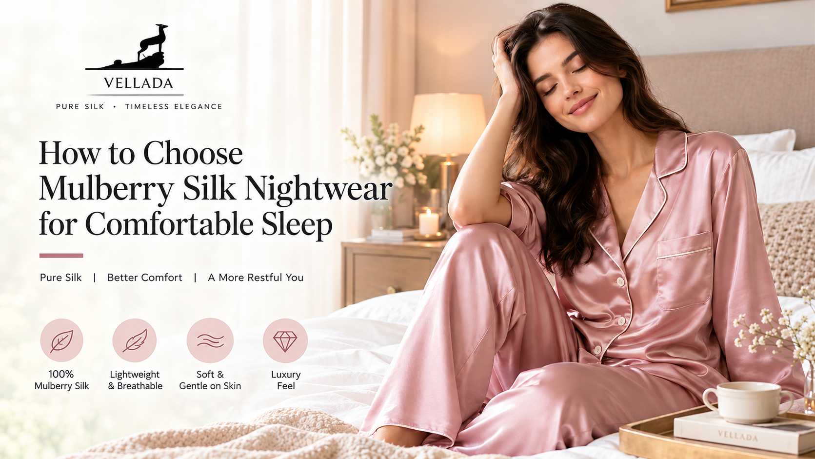 mulberry silk nightwear