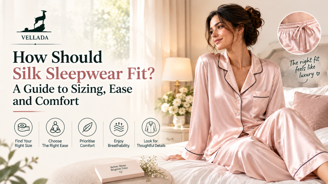 silk sleepwear fit guide