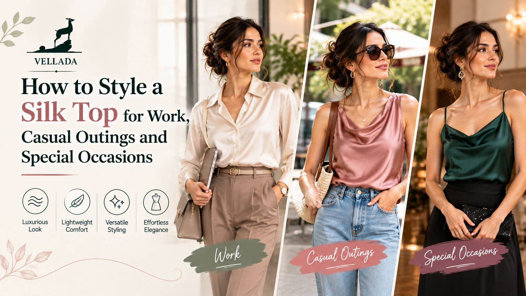 How to Style a Silk Top for Work, Casual Outings and Special Occasions 1 mulberry silk top