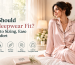 silk sleepwear fit guide