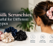 silk scrunchies for hair